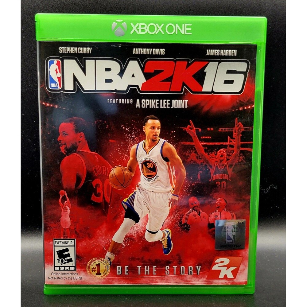 NBA2K16 Steph Curry Cover (Microsoft Xbox One) Complete/Tested & Working